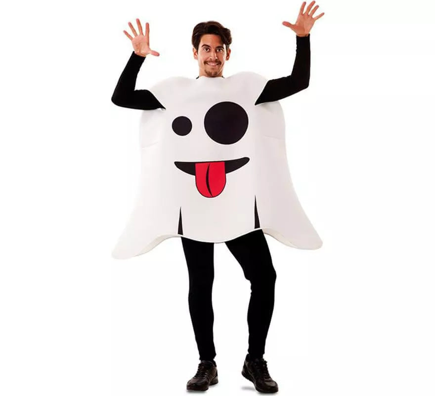 Translation missing: es.Disfraz de Emoticono Fantasma para adultos