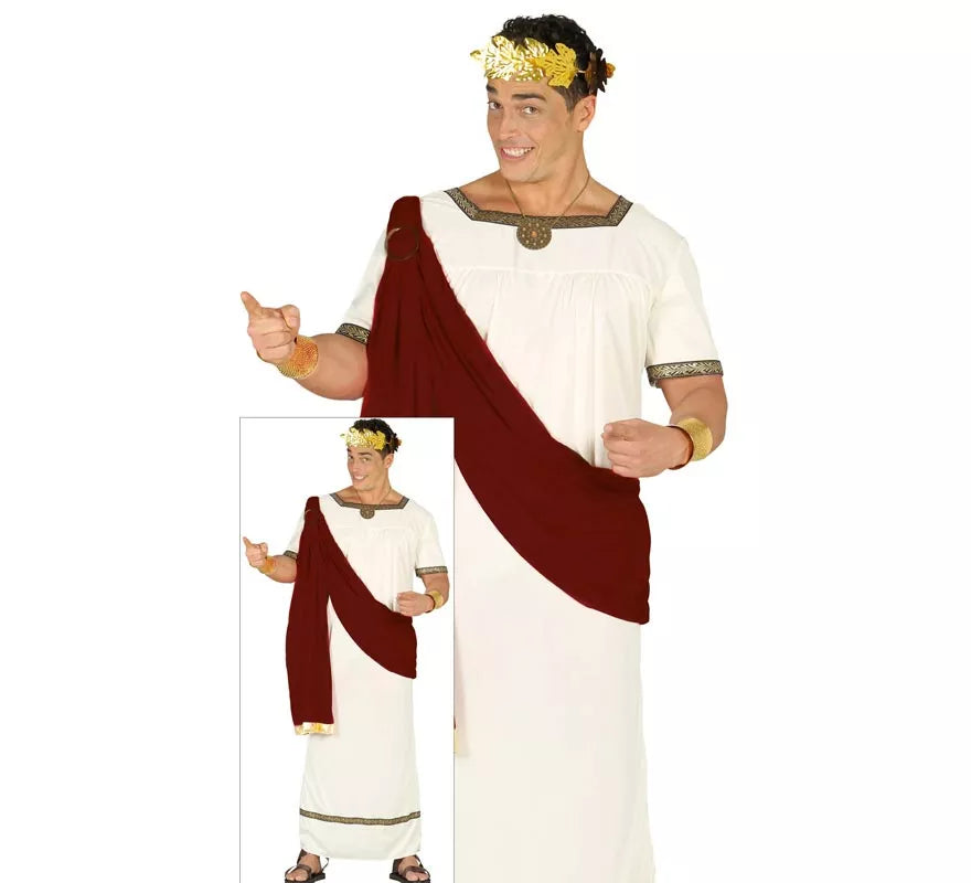 Translation missing: es.Disfraz de Emperador Romano Augusto para Hombre