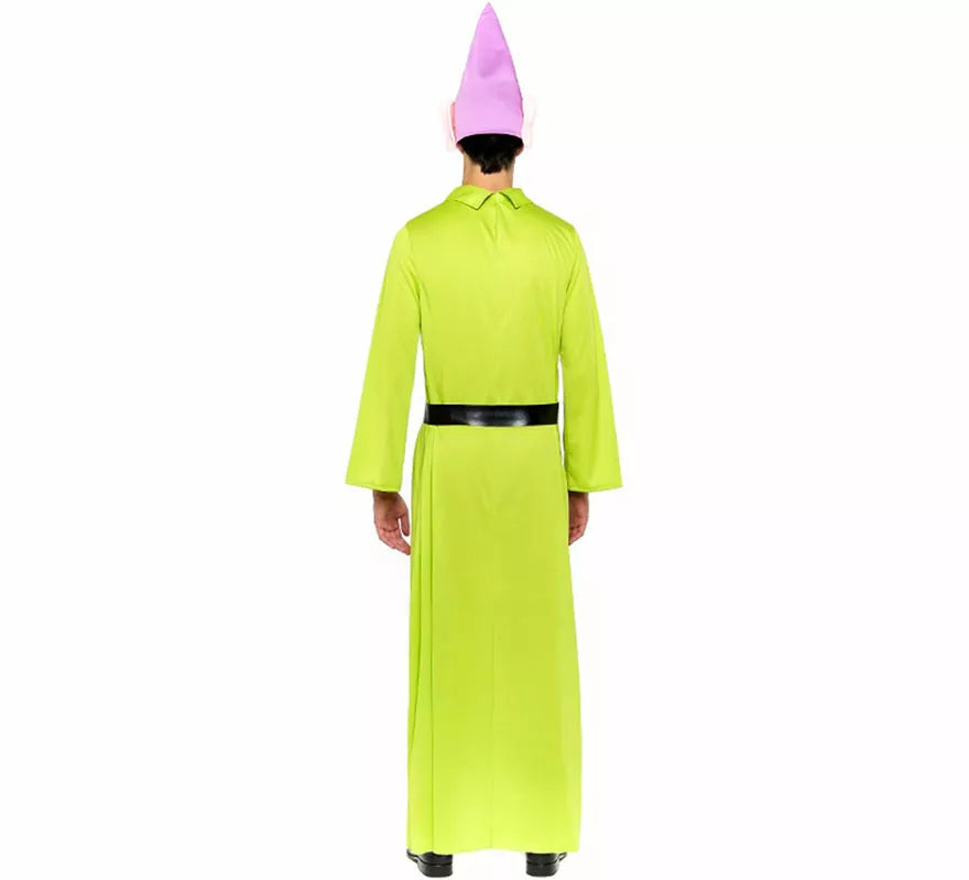 Translation missing: es.Disfraz de Enanito Blancanieves verde para hombre