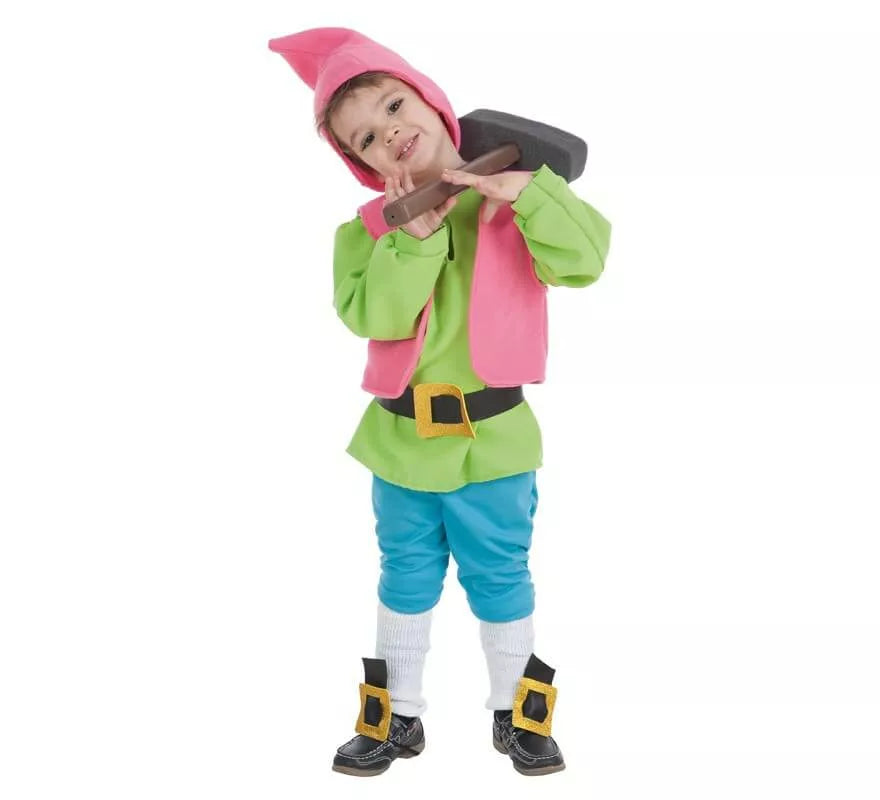Translation missing: es.Disfraz de Enanito de Cuento verde para niño
