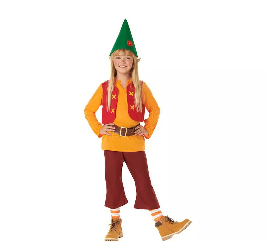 Translation missing: es.Disfraz de Enanito del Bosque Naranja para Niños
