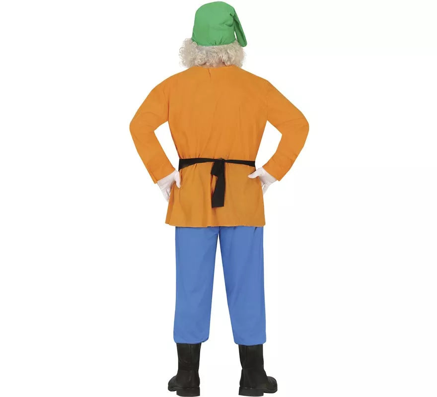 Translation missing: es.Disfraz de Enanito naranja para hombre