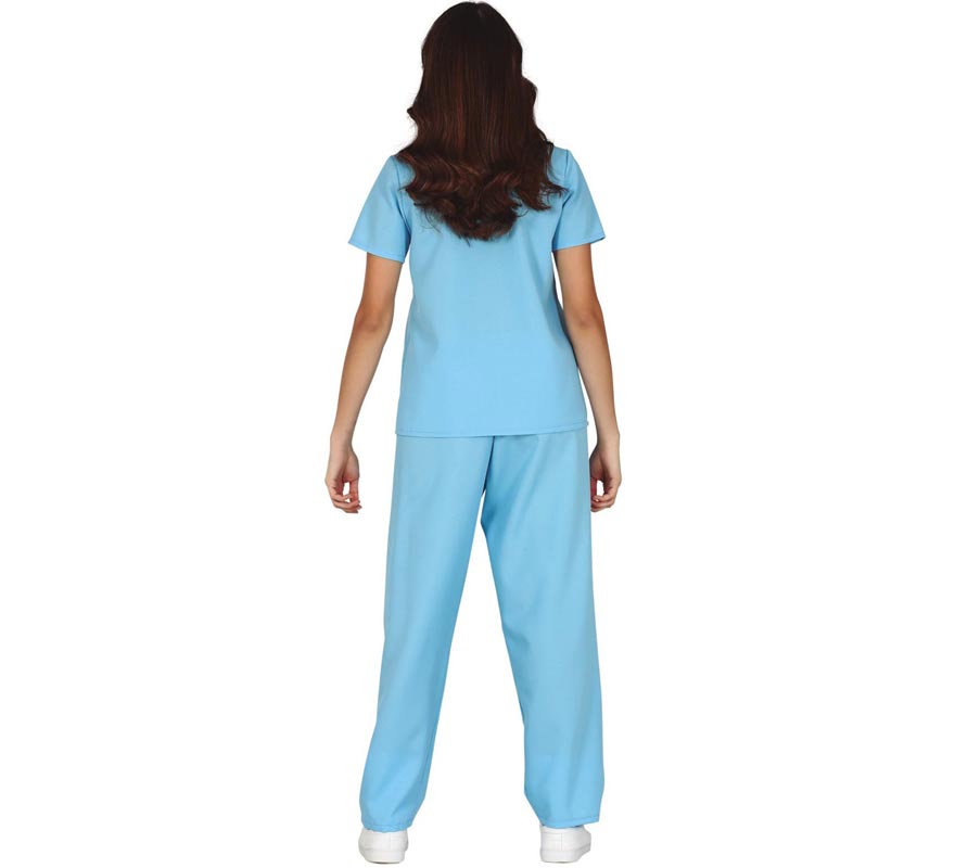 Translation missing: es.Disfraz de Enfermera Azul para Mujer