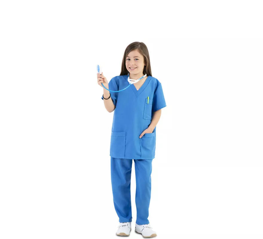 Translation missing: es.Disfraz de Enfermera Azul para niños