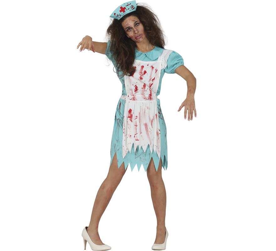 Translation missing: es.Disfraz de Enfermera Zombie para mujer