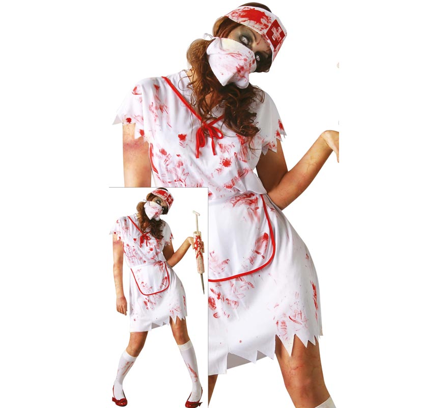 Translation missing: es.Disfraz de Enfermera Zombie para mujer