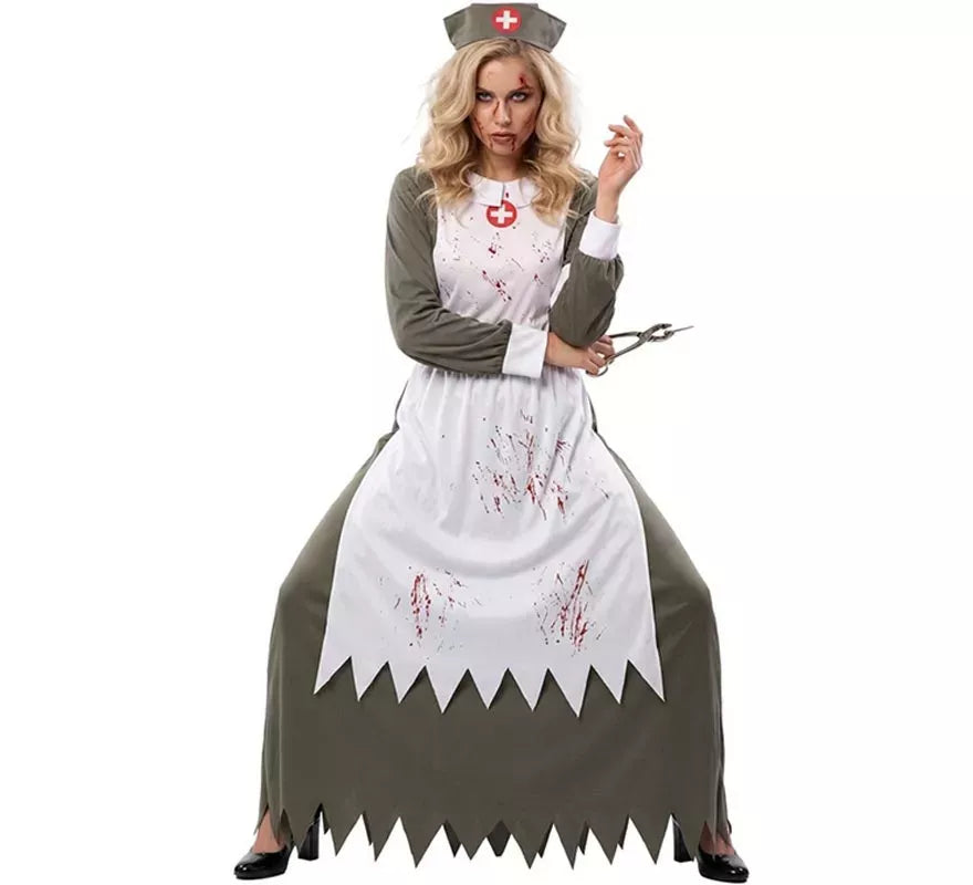 Disfraz de Enfermera Zombie para mujer