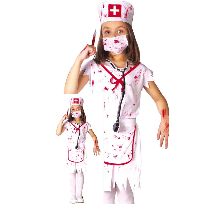 Translation missing: es.Disfraz de Enfermera Zombie para niñas