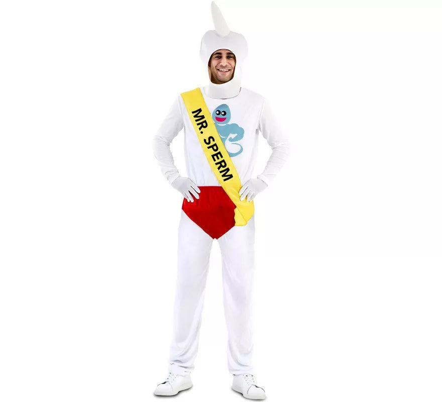 Disfraz de Espermatozoide Mr. Sperm para adultos