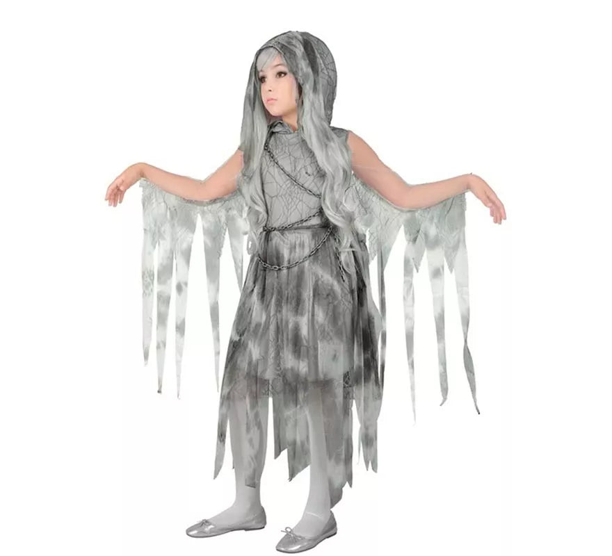 Translation missing: es.Disfraz de Espíritu Fantasma Encadenado para niña