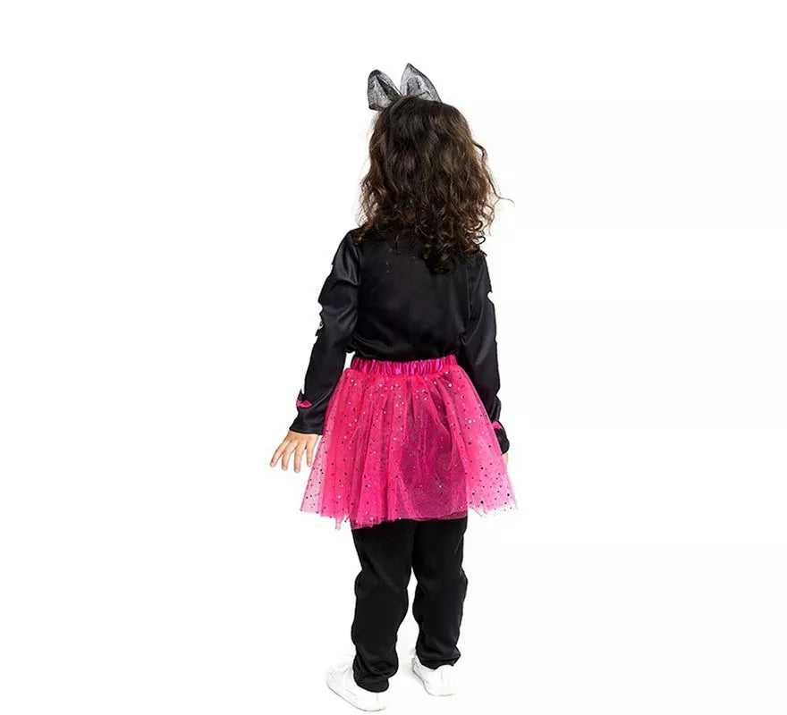 Translation missing: es.Disfraz de Esqueleto adorable con tutú fucsia para bebé y niña