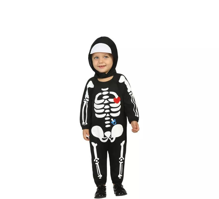 Translation missing: es.Disfraz de Esqueleto Chupete para niño y bebé