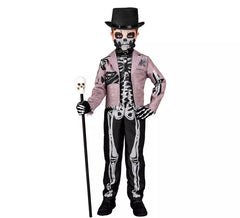 Disfraz de Esqueleto Elegante para niño