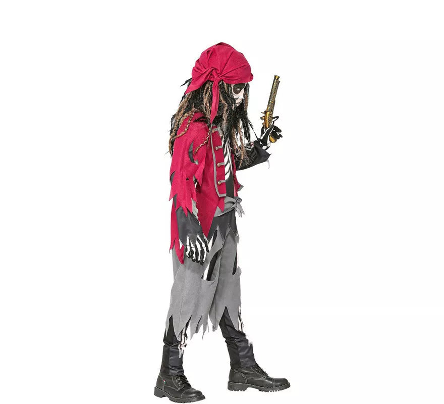 Translation missing: es.Disfraz de Esqueleto Grumete Pirata para niños