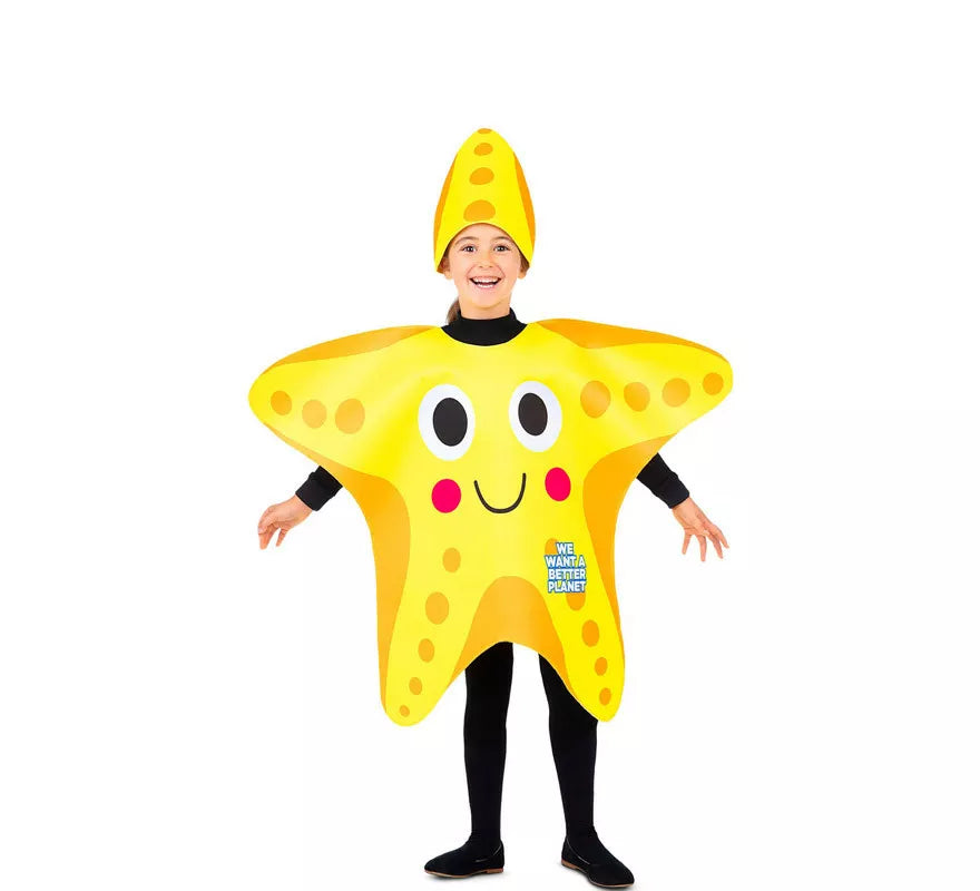 Translation missing: es.Disfraz de Estrella de Mar Amarilla para bebé y niños