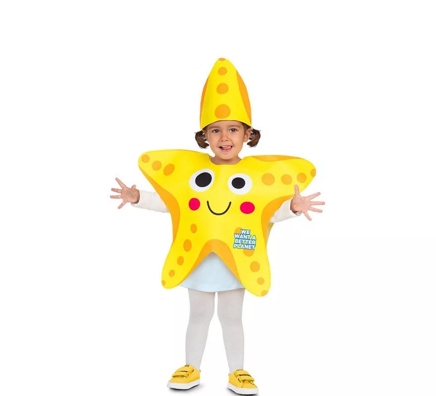 Translation missing: es.Disfraz de Estrella de Mar Amarilla para bebé y niños