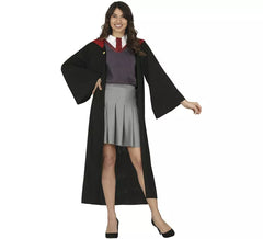 Disfraz de Estudiante de Magia Rojo para mujer