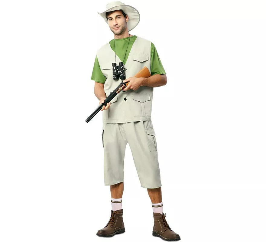 Translation missing: es.Disfraz de Explorador de la Naturaleza con sombrero para hombre