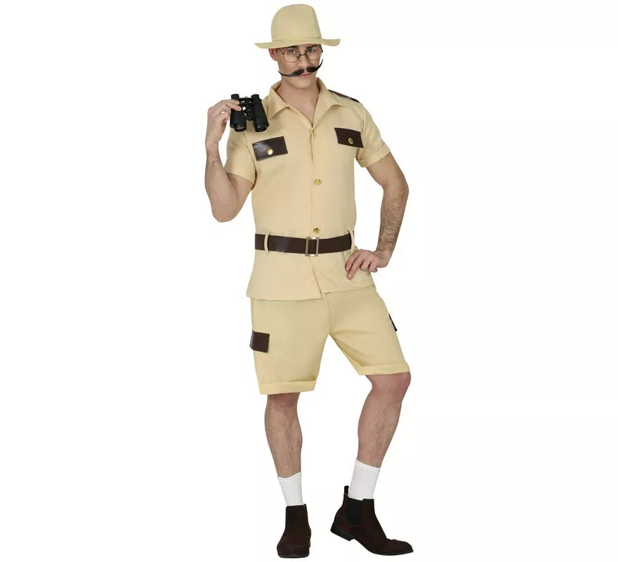 Translation missing: es.Disfraz de Explorador Safari para hombre