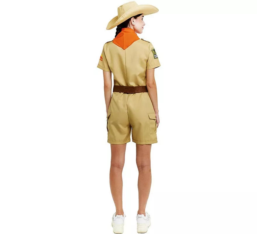 Translation missing: es.Disfraz de Exploradora clásica con cinturón para mujer
