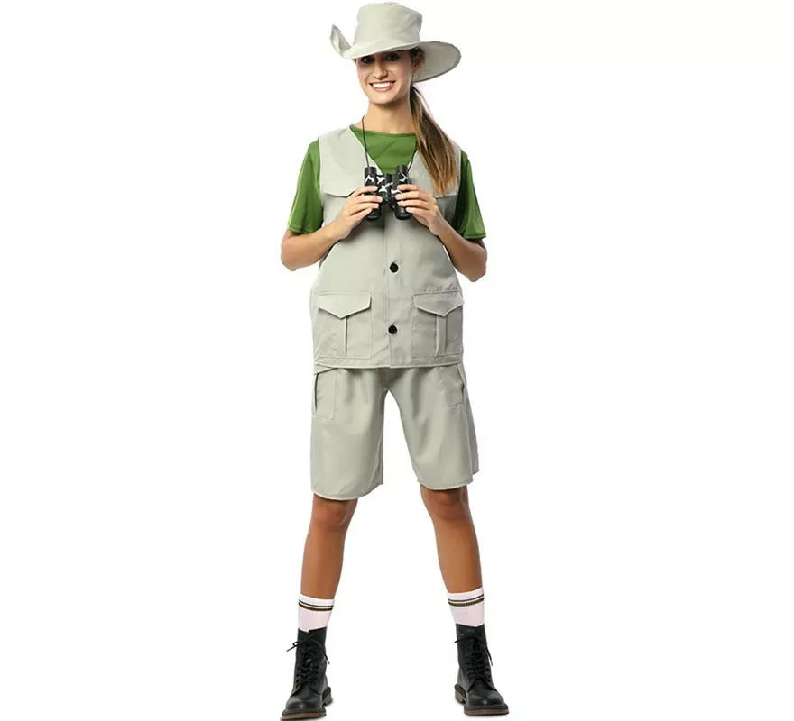 Translation missing: es.Disfraz de Exploradora de la Naturaleza con sombrero para mujer
