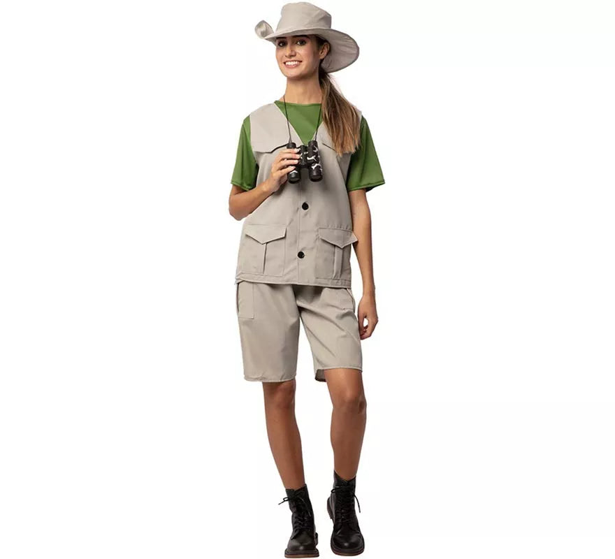 Translation missing: es.Disfraz de Exploradora de la Naturaleza con sombrero para mujer