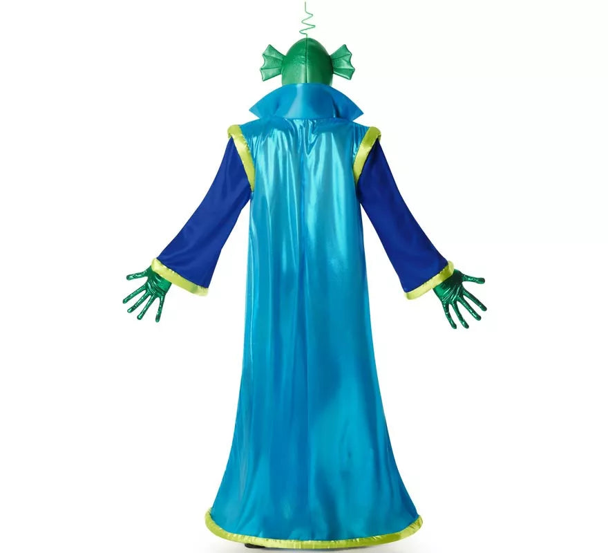 Translation missing: es.Disfraz de Extraterrestre azul para hombre