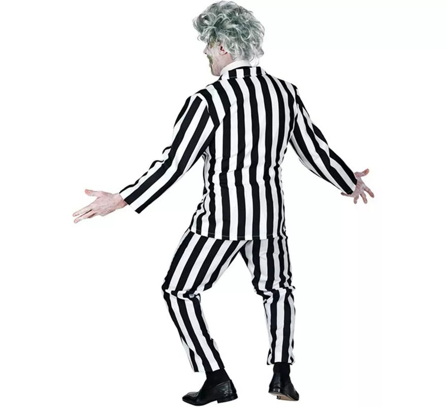 Disfraz de Fantasma a rayas para hombre
