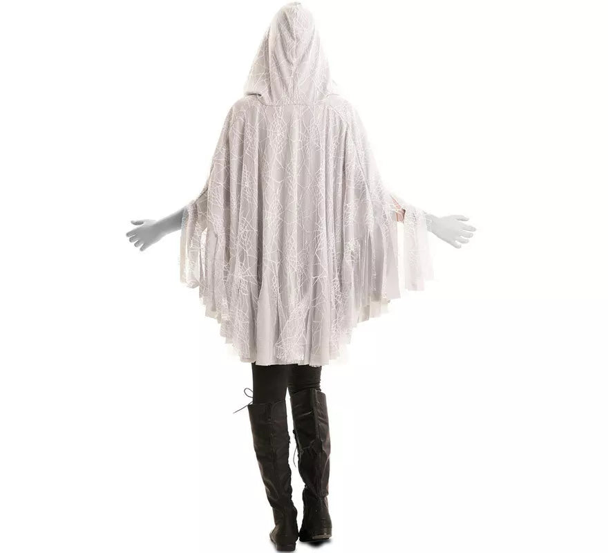 Translation missing: es.Disfraz de Fantasma con Poncho para mujer