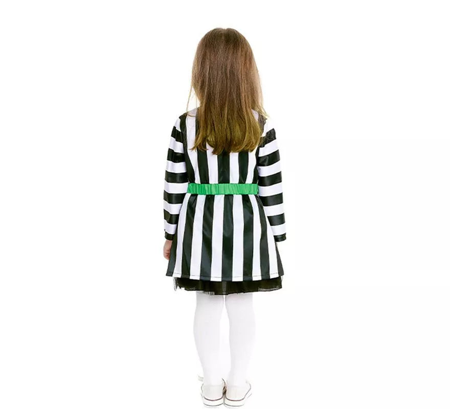 Translation missing: es.Disfraz de Fantasma de Traje a rayas para bebé y niña