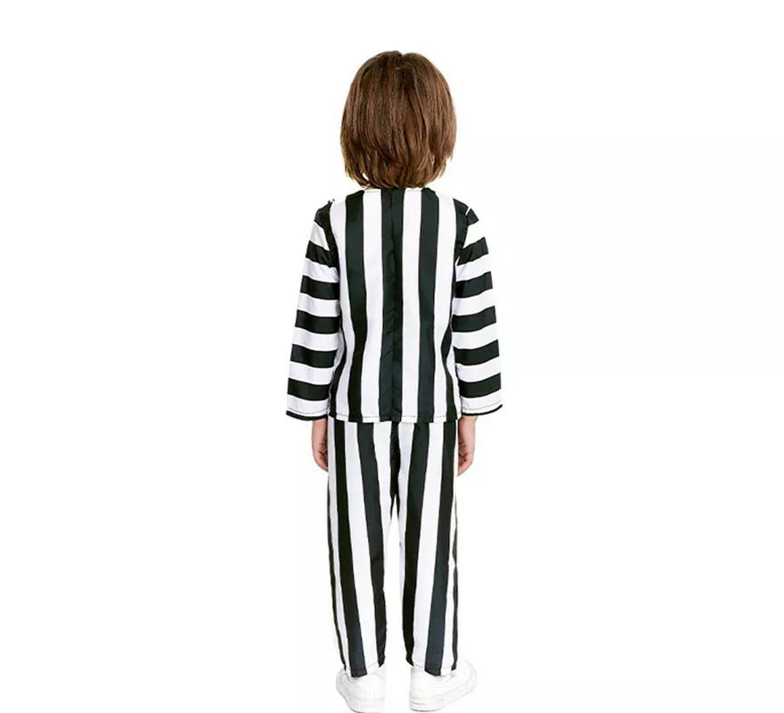 Disfraz de Fantasma de traje a rayas para bebé y niño
