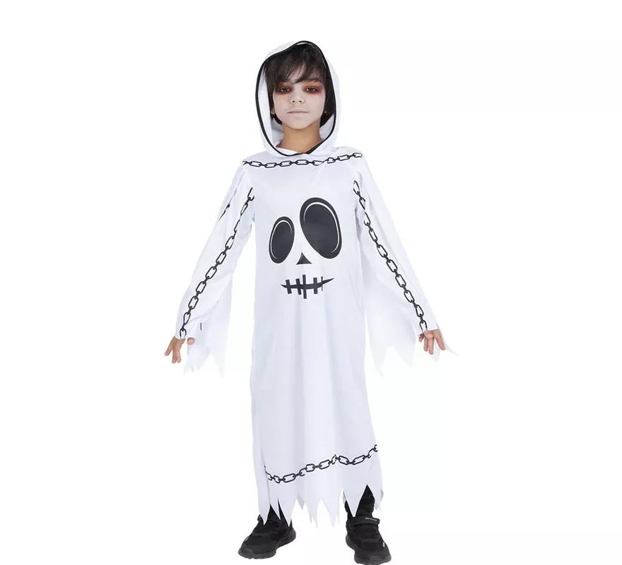 Translation missing: es.Disfraz de Fantasma Encadenado con capucha para niño