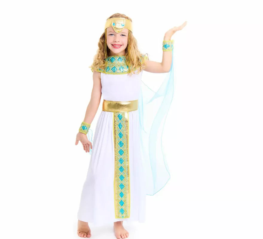Translation missing: es.Disfraz de Faraona Egipcia para niña