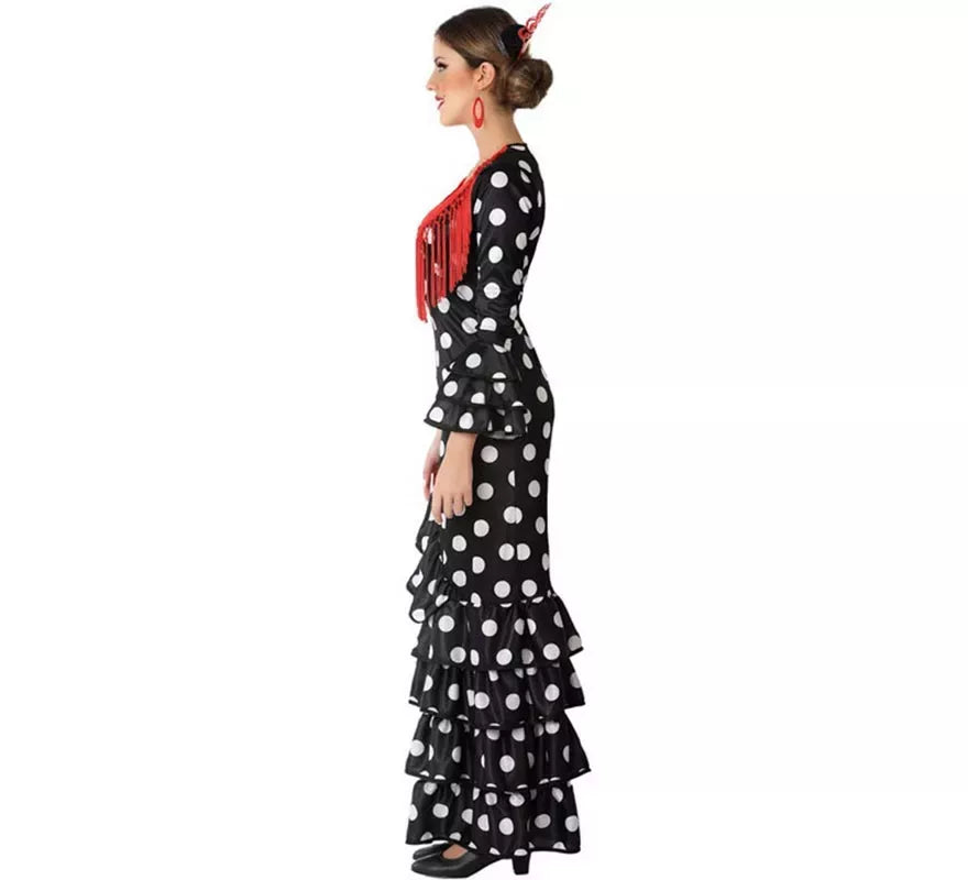 Translation missing: es.Disfraz de Flamenca Negro para mujer