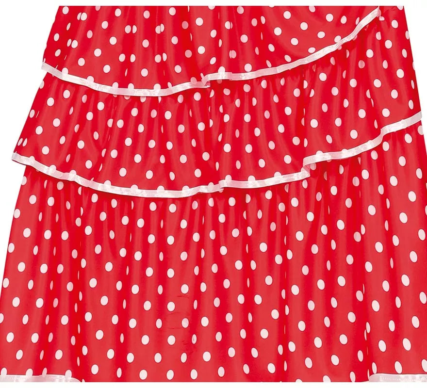 Translation missing: es.Disfraz de Flamenca Rojo a Lunares para hombre