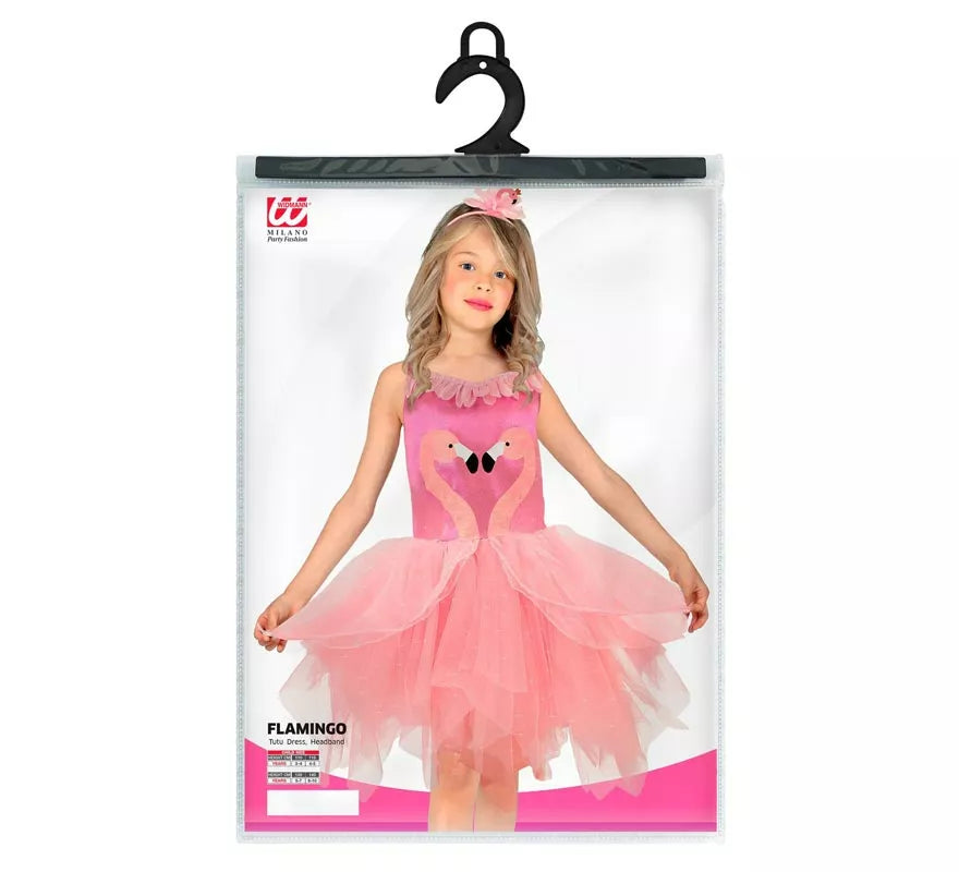 Translation missing: es.Disfraz de Flamencos rosa para niña