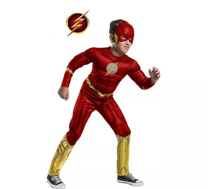 Translation missing: es.Disfraz de Flash Rojo Deluxe para niño
