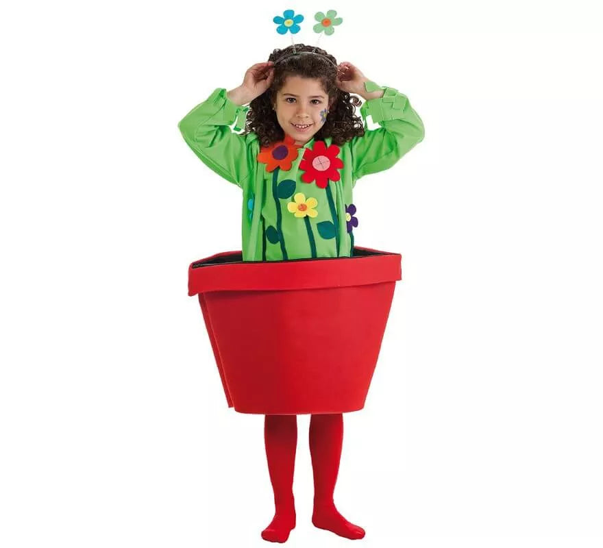 Translation missing: es.Disfraz de Flores en Maceta para niña