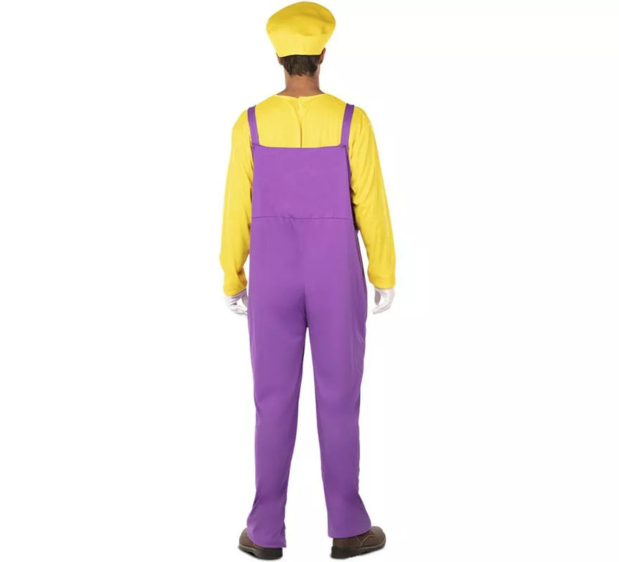 Translation missing: es.Disfraz de Fontanero Amarillo para hombre