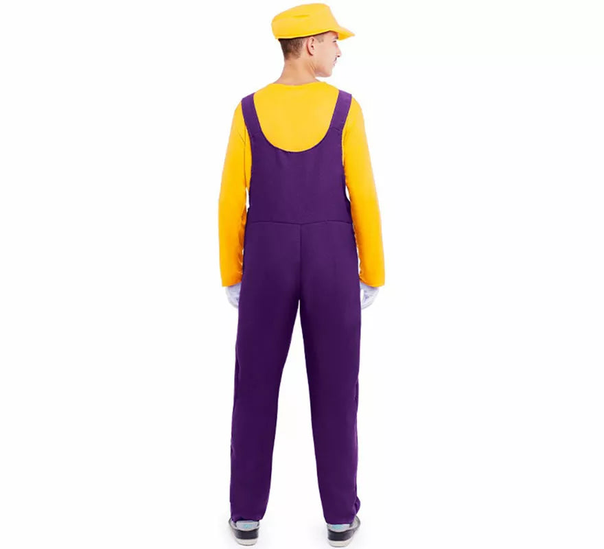 Translation missing: es.Disfraz de Fontanero amarillo para hombre