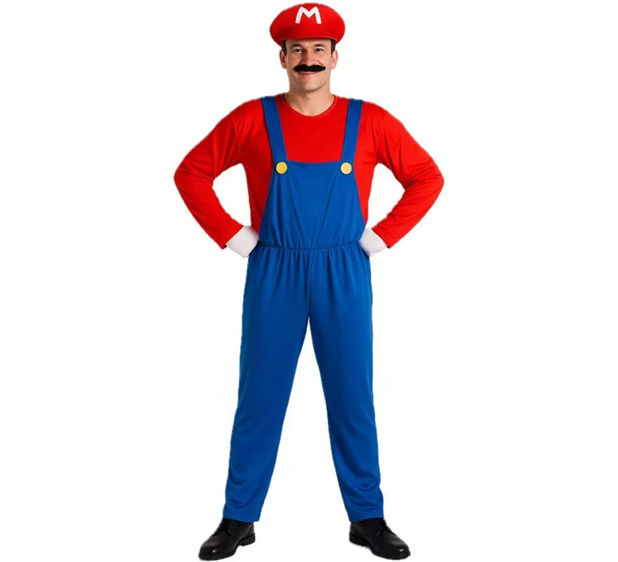 Translation missing: es.Disfraz de Fontanero de Videojuego para hombre