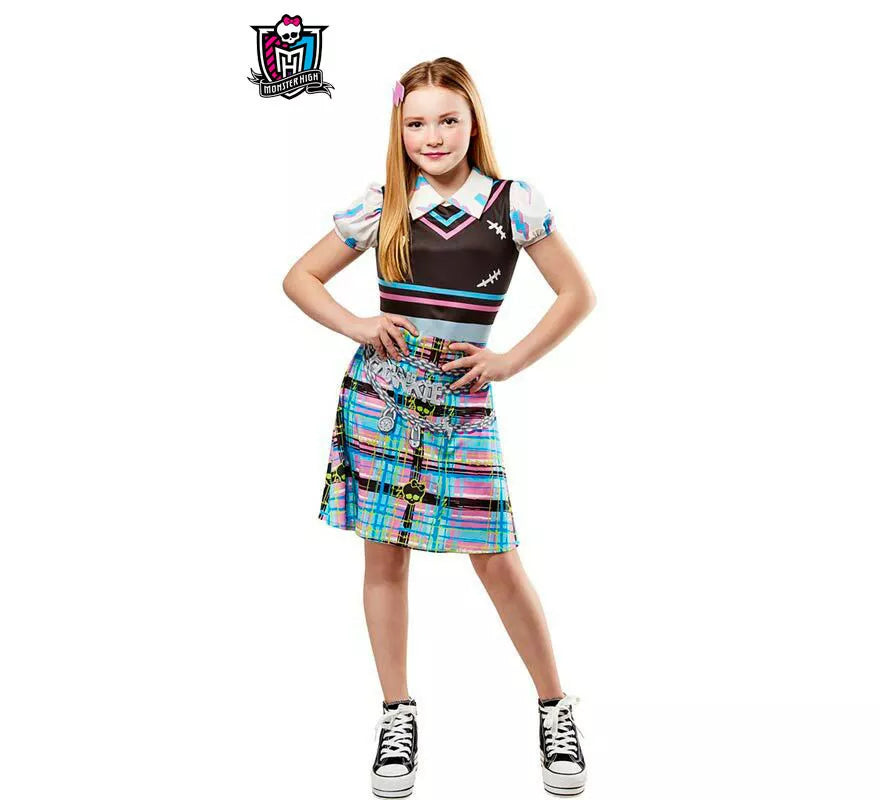 Translation missing: es.Disfraz de Frankie Stein de Monster High Clásico para niña