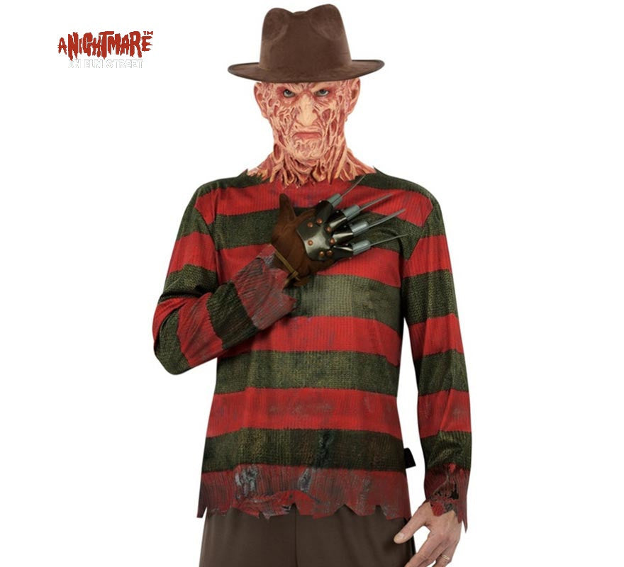 Disfraz de Freddy Krueger Clásico Pesadilla en Elm Street para hombre