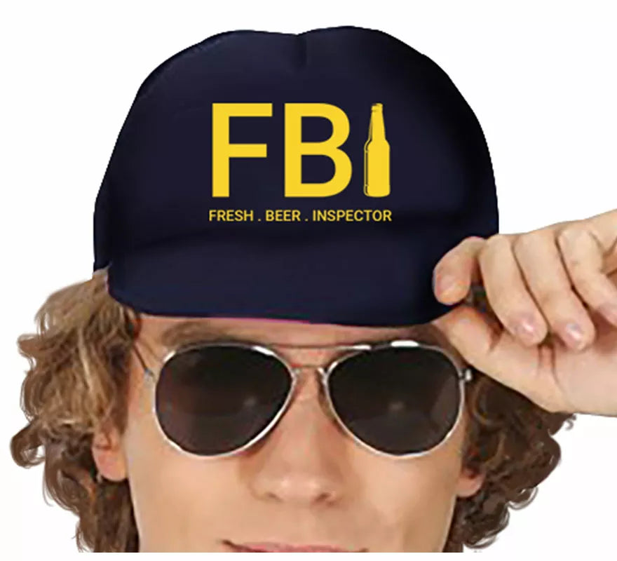 Translation missing: es.Disfraz de Fresh Beer Inspector FBI para hombre
