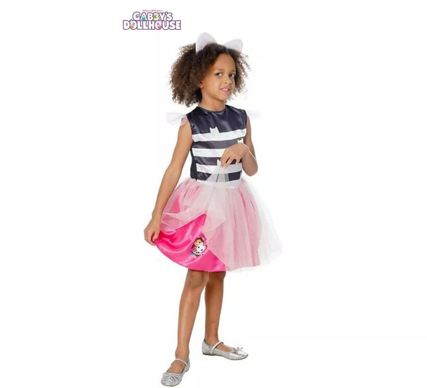 Translation missing: es.Disfraz de Gabbys Dollhouse con tutú deluxe para niña