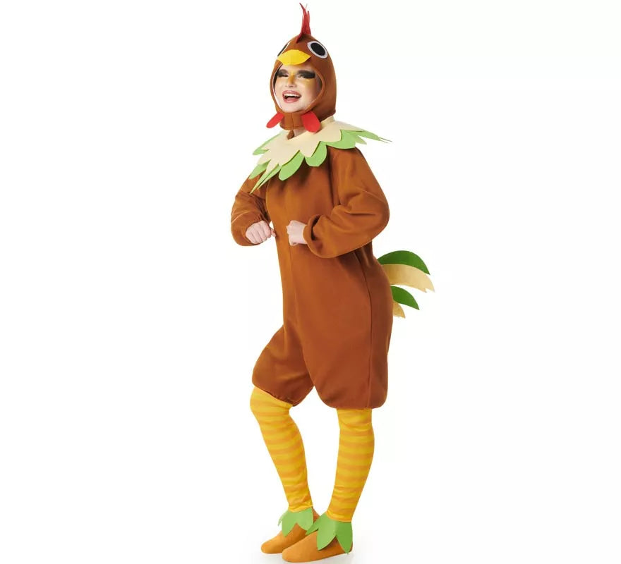 Translation missing: es.Disfraz de Gallina marrón para mujer