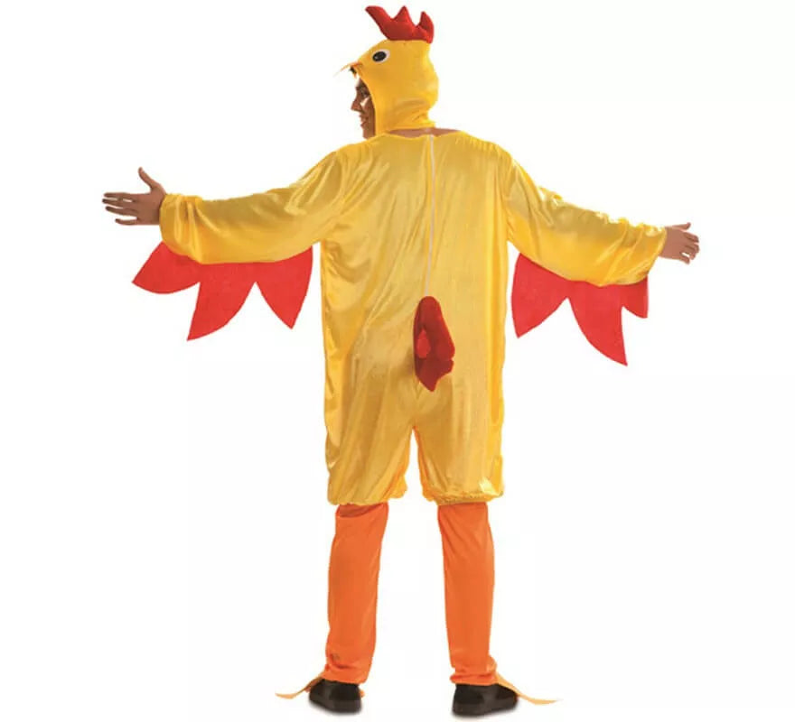 Translation missing: es.Disfraz de Gallo Amarillo para Hombre