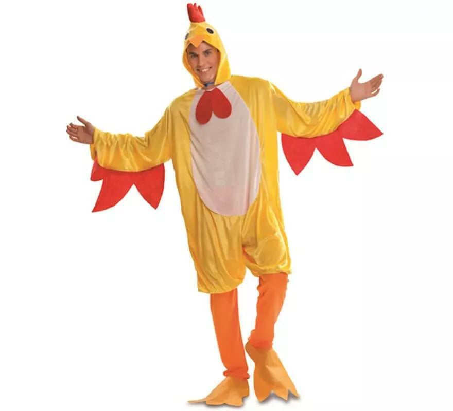 Translation missing: es.Disfraz de Gallo Amarillo para Hombre