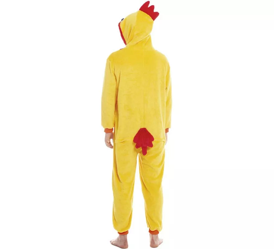 Translation missing: es.Disfraz de Gallo Amarillo y Rojo para adultos