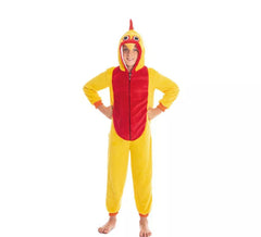 Disfraz de Gallo Amarillo y Rojo para niño